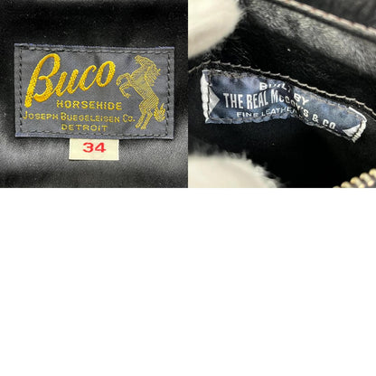 【中古】BUCO(REAL McCOY'S) | ブコ J-100 single riders jacket 茶芯 ライダースジャケット ブラック【加古川店】