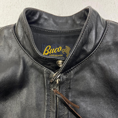 【中古】BUCO(REAL McCOY'S) | ブコ J-100 single riders jacket 茶芯 ライダースジャケット ブラック【加古川店】