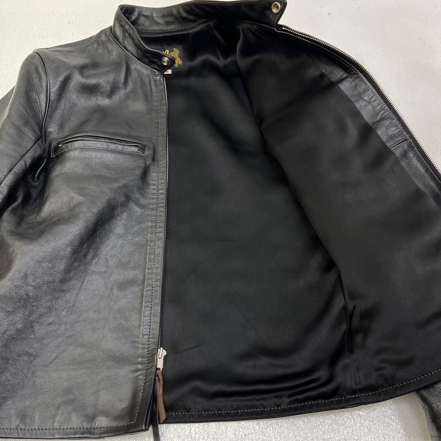【中古】BUCO(REAL McCOY'S) | ブコ J-100 single riders jacket 茶芯 ライダースジャケット ブラック【加古川店】