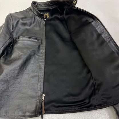 【中古】BUCO(REAL McCOY'S) | ブコ J-100 single riders jacket 茶芯 ライダースジャケット ブラック【加古川店】