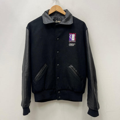 【中古】 DEHEN:stadium jacket スタジャン ブラック サイズ：M【加古川店】