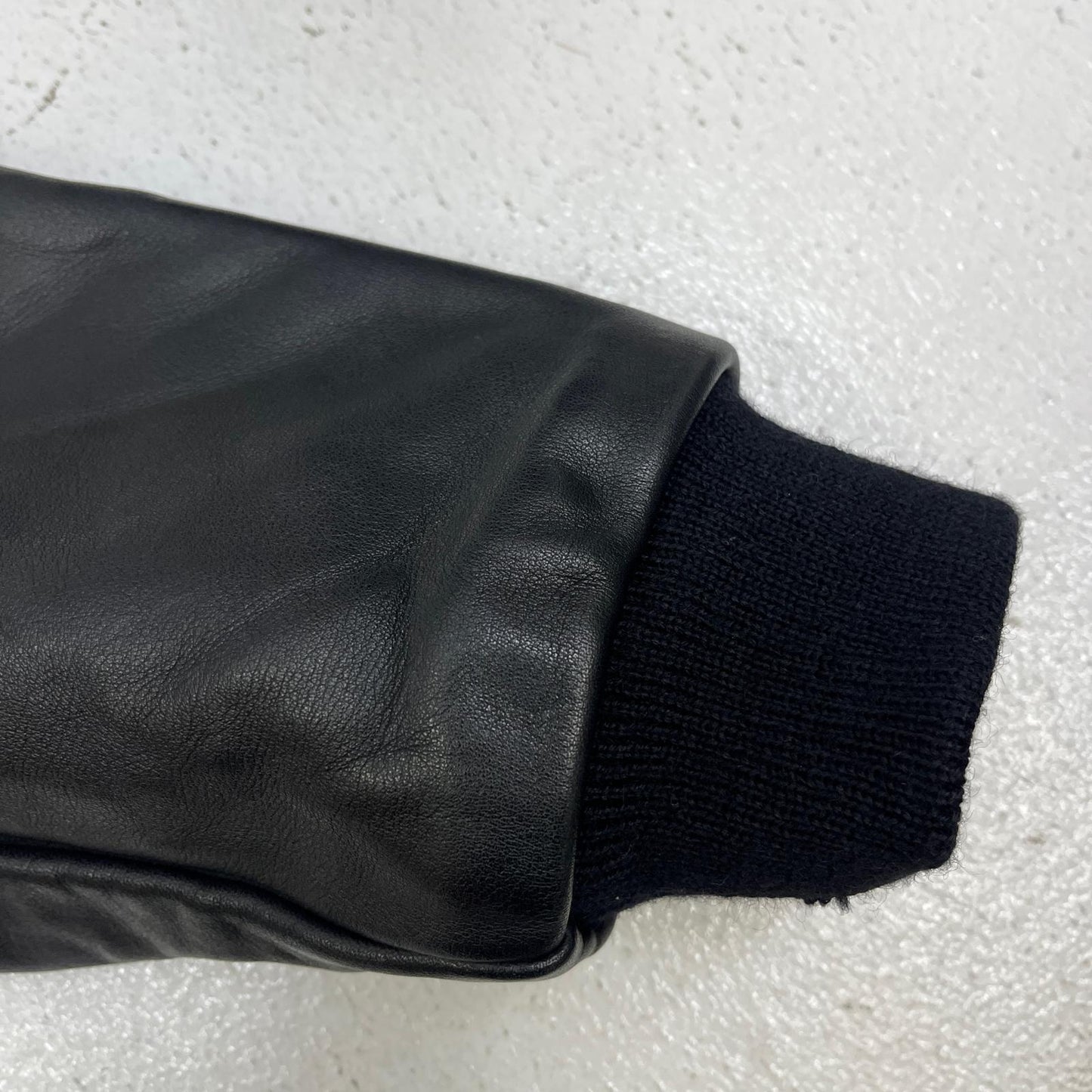 【中古】 DEHEN:stadium jacket スタジャン ブラック サイズ：M【加古川店】