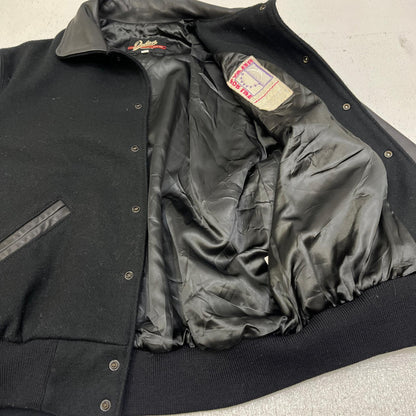 【中古】 DEHEN:stadium jacket スタジャン ブラック サイズ：M【加古川店】