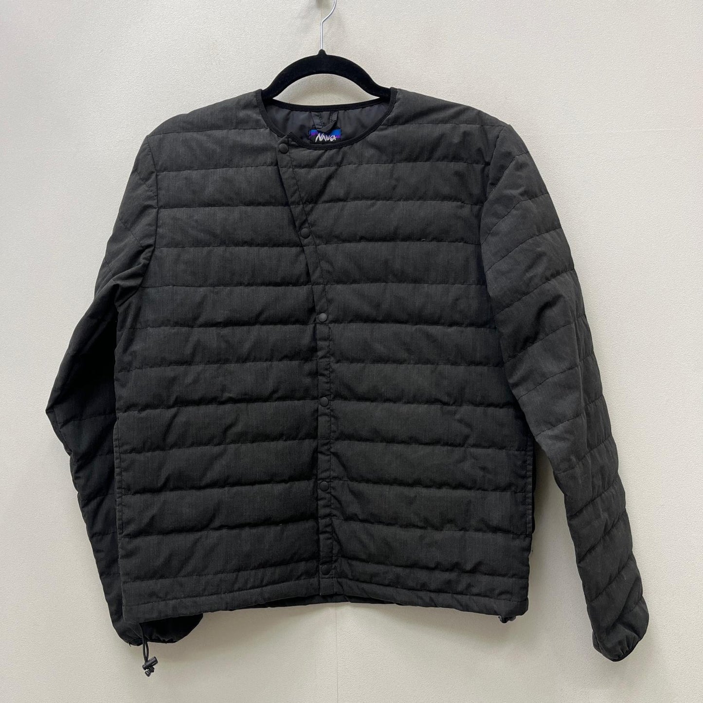 【中古】NANGA | ナンガ ダウンカーディガン ダウンジャケット チャコールグレー サイズ：S【加古川店】
