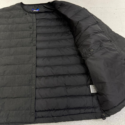 【中古】NANGA | ナンガ ダウンカーディガン ダウンジャケット チャコールグレー サイズ：S【加古川店】
