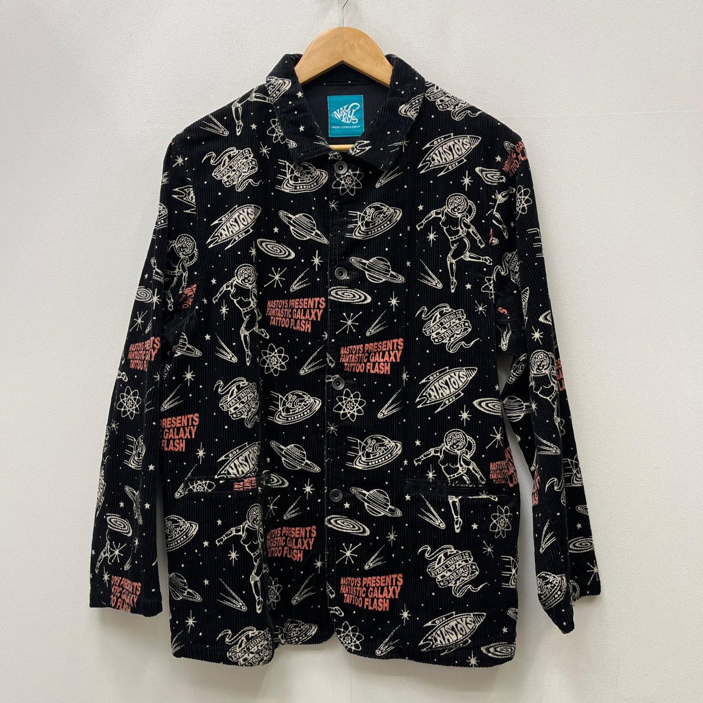 【中古】NASTOYS | ナストイズ GALAXY TATTOO FLASH ×TATTOO STUDIO YAMADA その他アウター Sack Coat サイズ：L【加古川店】