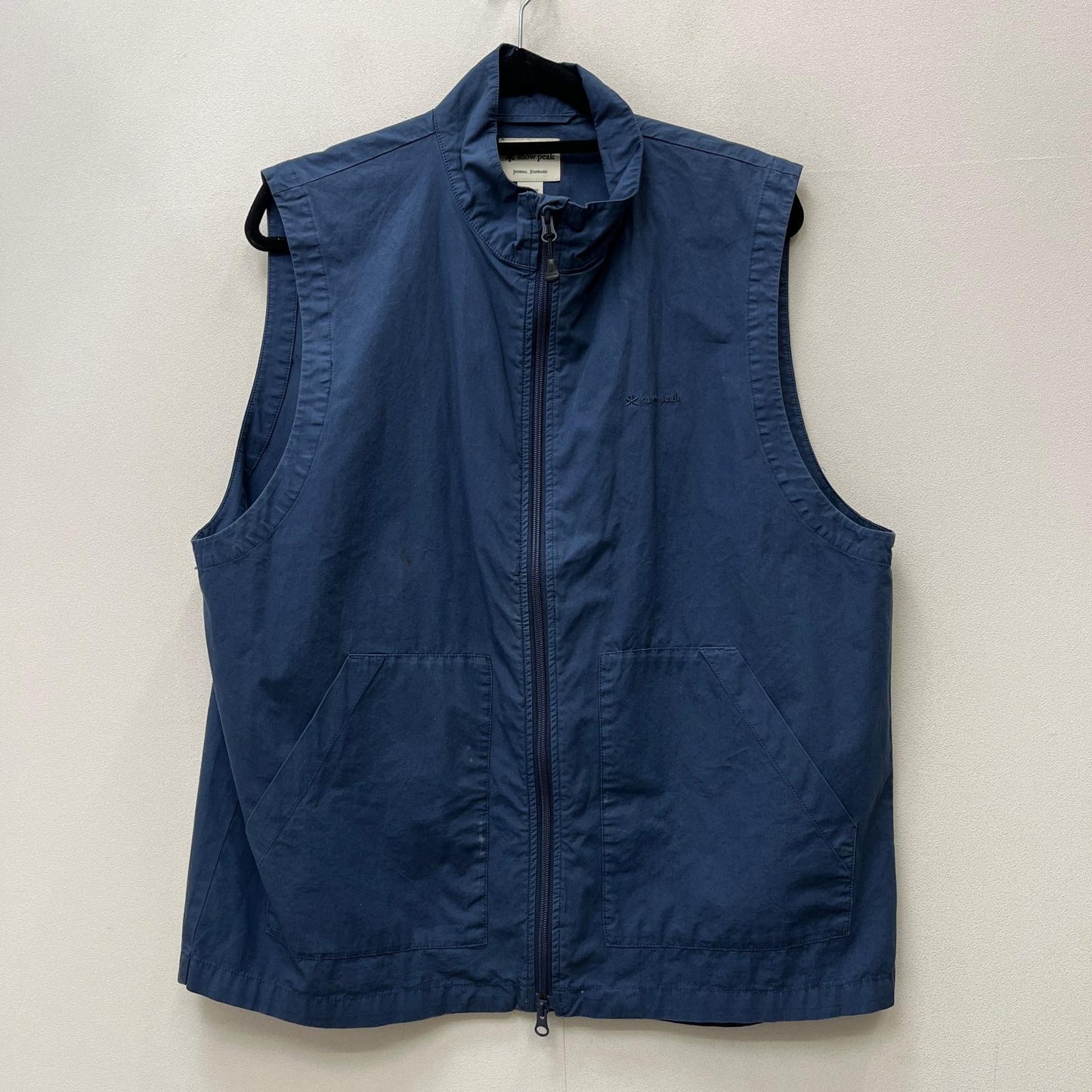 【中古】Snow Peak | スノーピークスノウピーク PIGMENT DYED UCCP VEST ベスト JS-JK-24SU101 ネイビー サイズ：L【加古川店】
