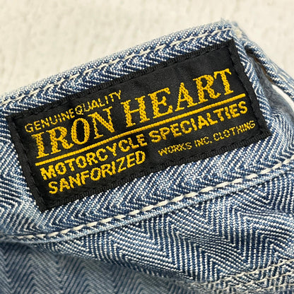【中古】IRON HEART | アイアンハート ダブルニーロガージーンズ デニムパンツ インディゴ【加古川店】