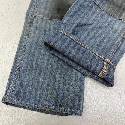 【中古】IRON HEART | アイアンハート ダブルニーロガージーンズ デニムパンツ インディゴ【加古川店】