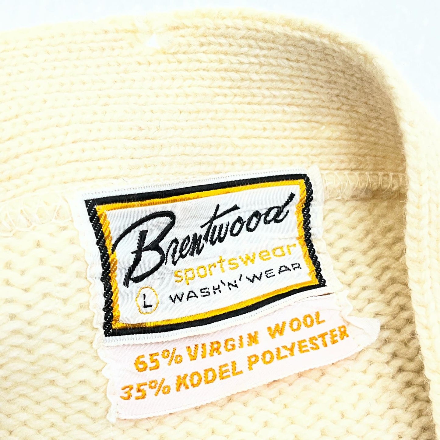 【中古】 Brentwood Lettered Cardigan カーディガン サイズ：L【加古川店】