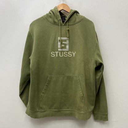【中古】STUSSY | ステューシー ズッカ柄 プルオーバーパーカー パーカー カーキ サイズ：XL【加古川店】