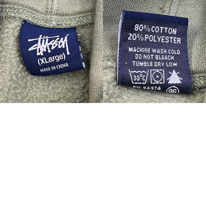 【中古】STUSSY | ステューシー ズッカ柄 プルオーバーパーカー パーカー カーキ サイズ：XL【加古川店】
