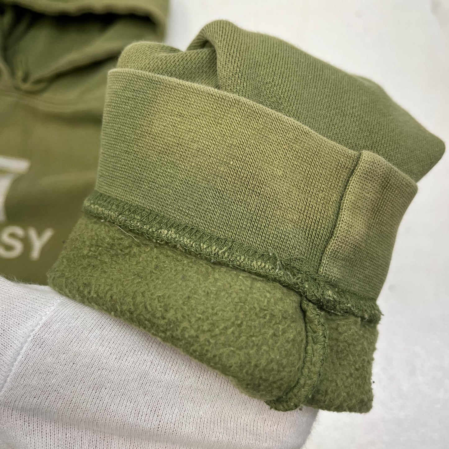 【中古】STUSSY | ステューシー ズッカ柄 プルオーバーパーカー パーカー カーキ サイズ：XL【加古川店】