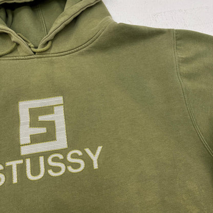 【中古】STUSSY | ステューシー ズッカ柄 プルオーバーパーカー パーカー カーキ サイズ：XL【加古川店】