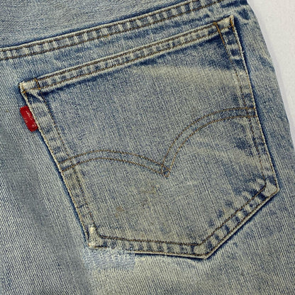 【中古】Levi's | リーバイス lot:517-0217 66前期 76年 9月 small e 裏ボタン2 黒カン デニムパンツ インディゴ サイズ：38【加古川店】
