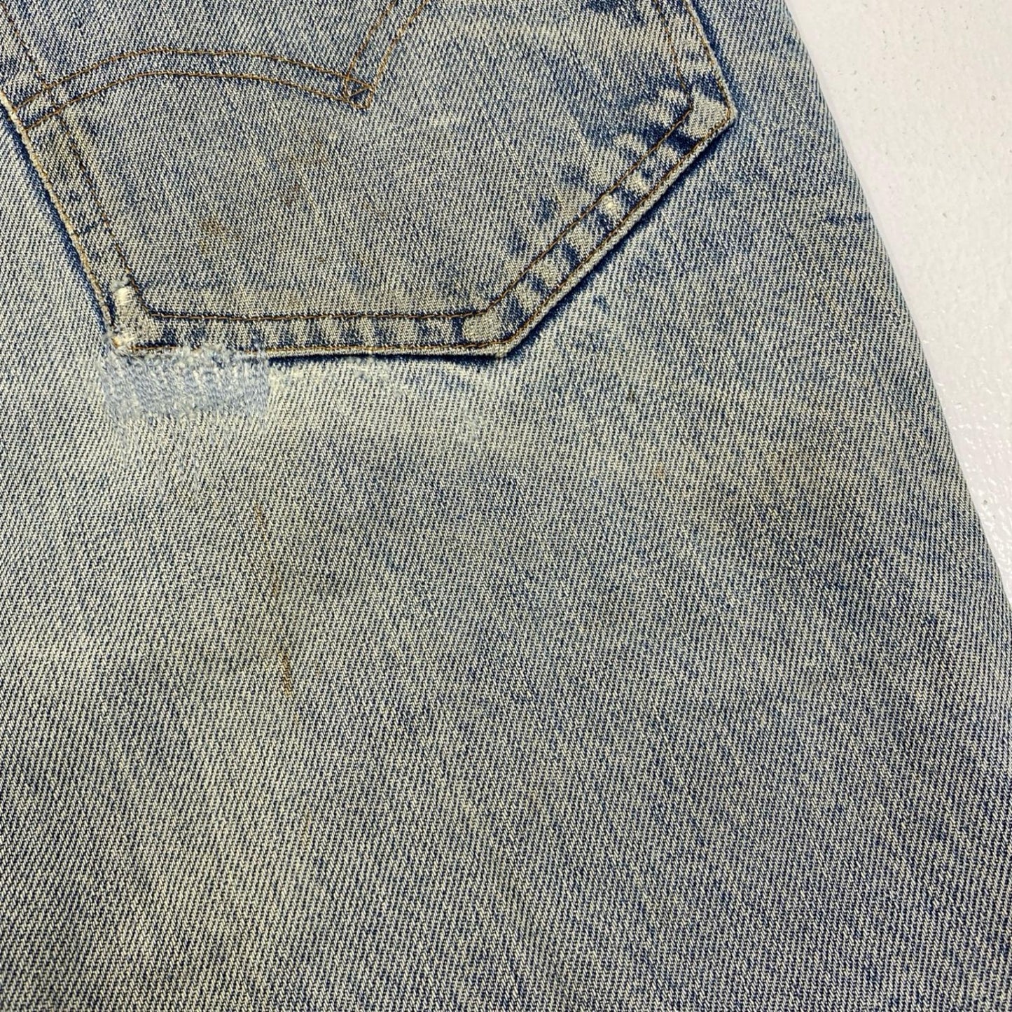 【中古】Levi's | リーバイス lot:517-0217 66前期 76年 9月 small e 裏ボタン2 黒カン デニムパンツ インディゴ サイズ：38【加古川店】