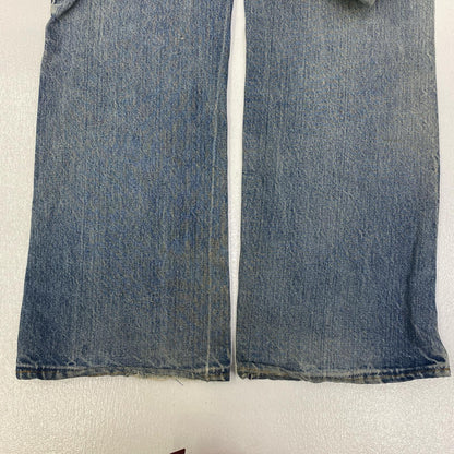 【中古】Levi's | リーバイス lot:517-0217 66前期 76年 9月 small e 裏ボタン2 黒カン デニムパンツ インディゴ サイズ：38【加古川店】