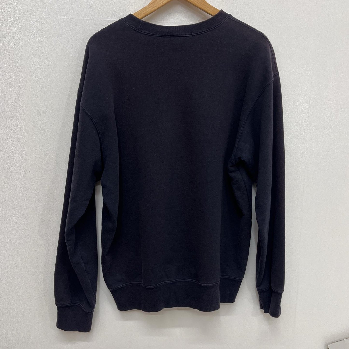 Supreme | シュプリーム Stacked Crewneck 年式:21SS 日焼け スウェット ネイビー サイズ：M【加古川店】
