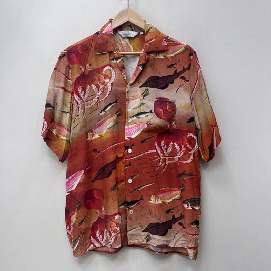 【中古】 nipoaloha 伊藤若冲『諸魚図』 その他トップス N21-RSH05 オレンジ サイズ：2【加古川店】