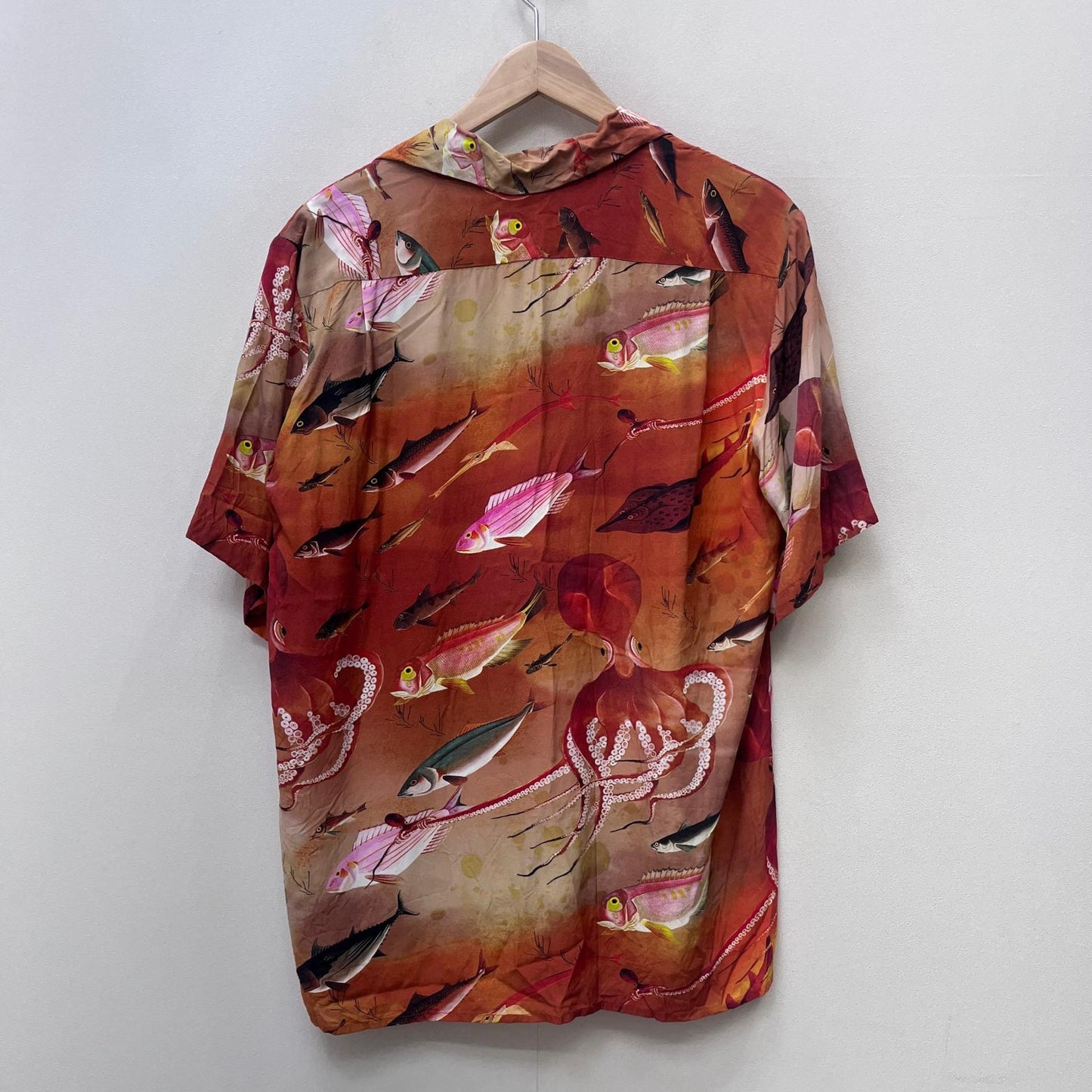 【中古】 nipoaloha 伊藤若冲『諸魚図』 その他トップス N21-RSH05 オレンジ サイズ：2【加古川店】