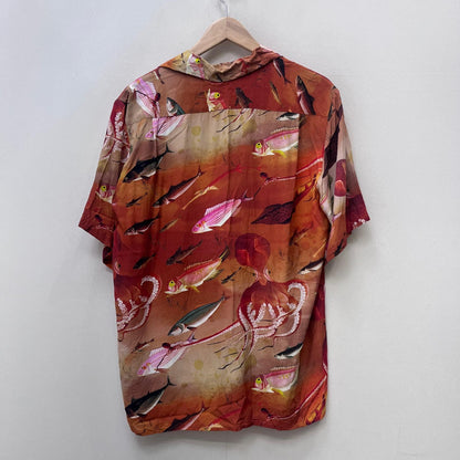 【中古】 nipoaloha 伊藤若冲『諸魚図』 その他トップス N21-RSH05 オレンジ サイズ：2【加古川店】