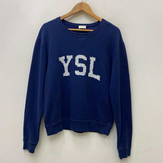 【中古】SAINT LAURENT | サンローラン 666979 Y36IP 国内正規品 スウェット ネイビー サイズ：M【加古川店】