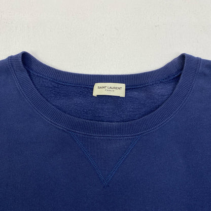 【中古】SAINT LAURENT | サンローラン 666979 Y36IP 国内正規品 スウェット ネイビー サイズ：M【加古川店】