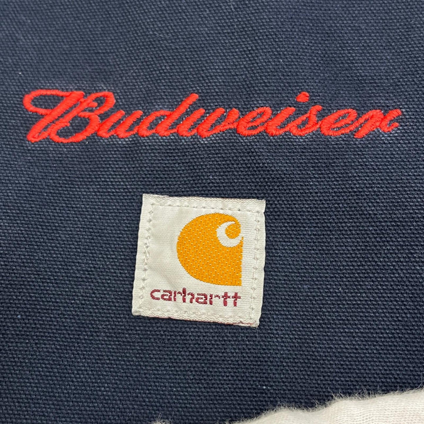 【中古】Carhartt | カーハート Detroit Jacket:企業ロゴ その他アウター ネイビー サイズ：XXXL【加古川店】