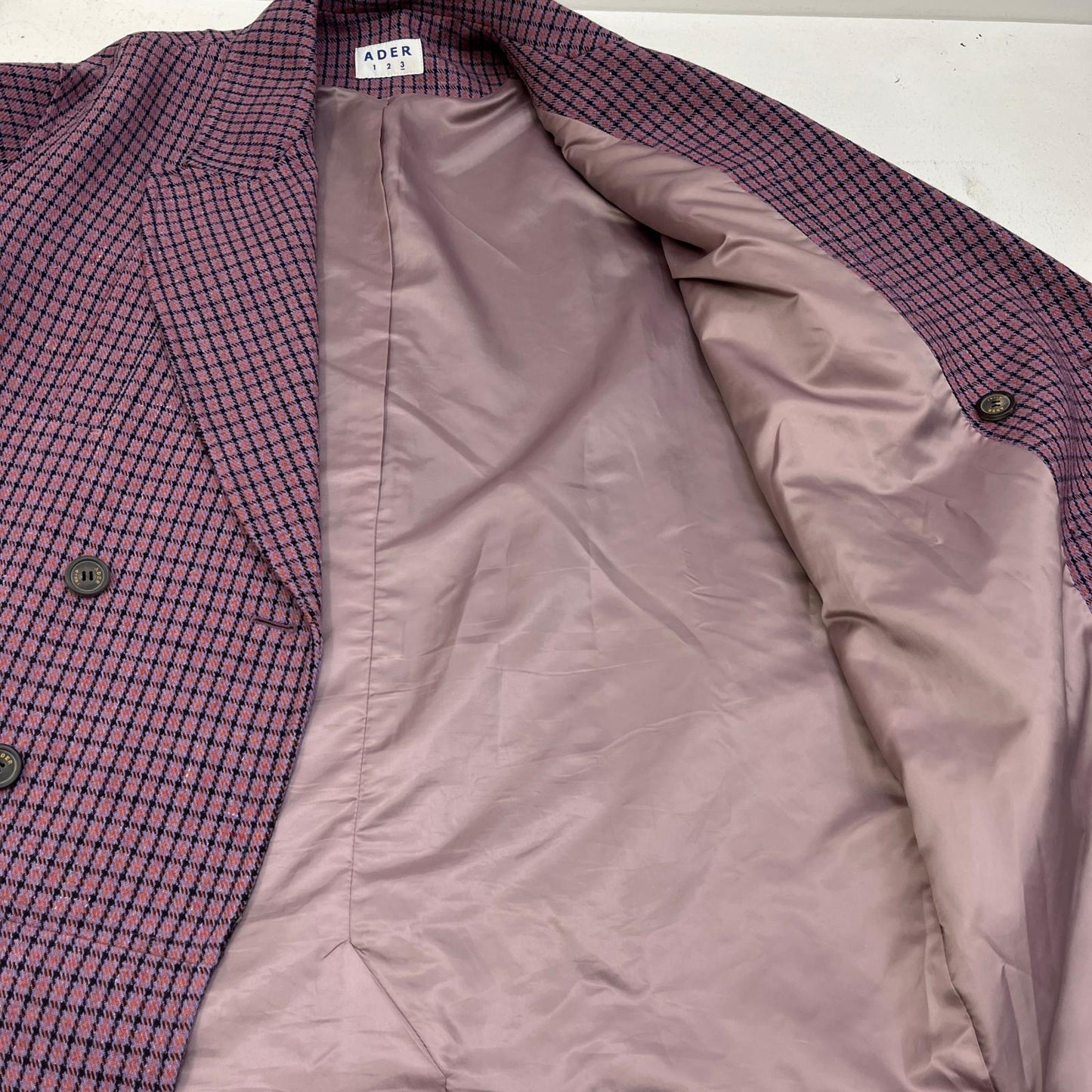 【中古】ADERERROR | アーダーエラー CHECK DOUBLE COAT その他アウター サイズ：3【加古川店】