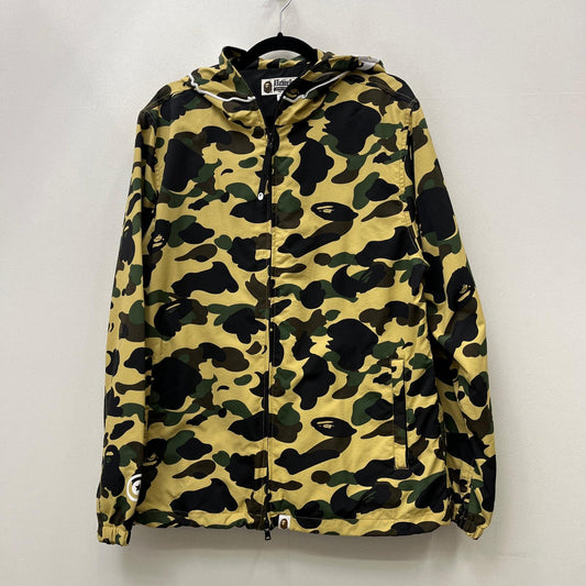 【中古】A BATHING APE | アベイシングエイプ 1ST CAMO 2ND FULL ZIP HOODIE ナイロンジャケット 001ljg301001x カモ サイズ：M【加古川店】