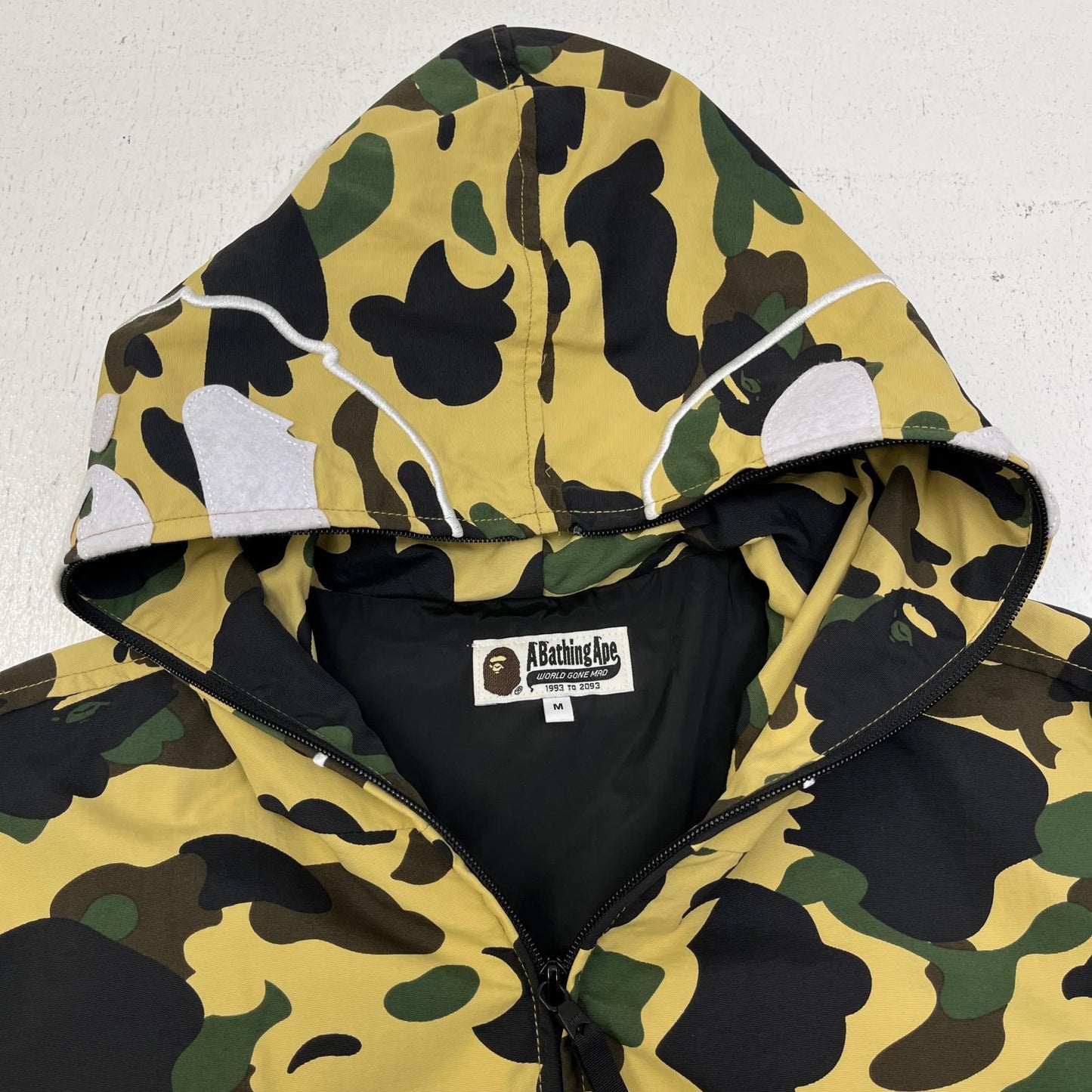 【中古】A BATHING APE | アベイシングエイプ 1ST CAMO 2ND FULL ZIP HOODIE ナイロンジャケット 001ljg301001x カモ サイズ：M【加古川店】