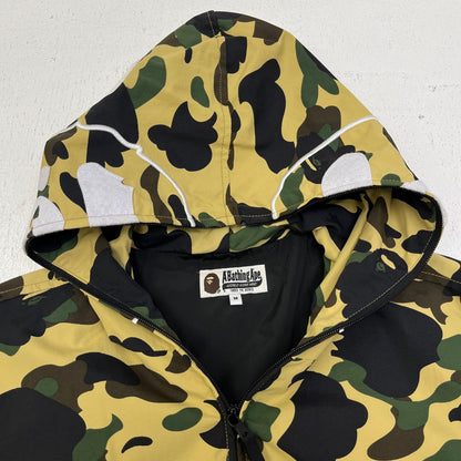 【中古】A BATHING APE | アベイシングエイプ 1ST CAMO 2ND FULL ZIP HOODIE ナイロンジャケット 001ljg301001x カモ サイズ：M【加古川店】