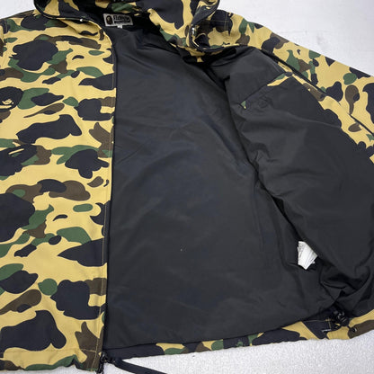 【中古】A BATHING APE | アベイシングエイプ 1ST CAMO 2ND FULL ZIP HOODIE ナイロンジャケット 001ljg301001x カモ サイズ：M【加古川店】