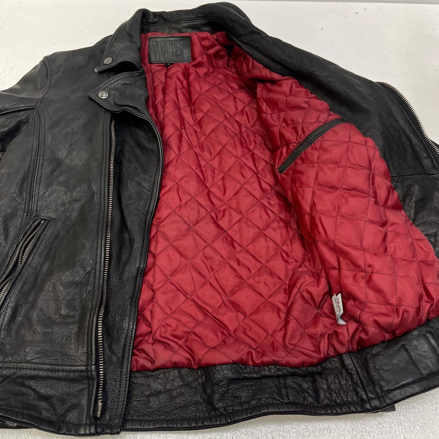 【中古】Jack rose | ジャックローズ ダブルライダースジャケット レザー 290703J ブラック サイズ：5【加古川店】