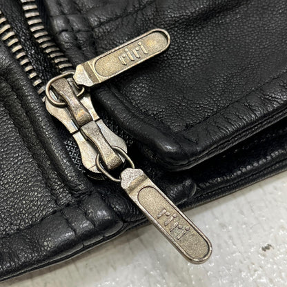 【中古】Jack rose | ジャックローズ ダブルライダースジャケット レザー 290703J ブラック サイズ：5【加古川店】