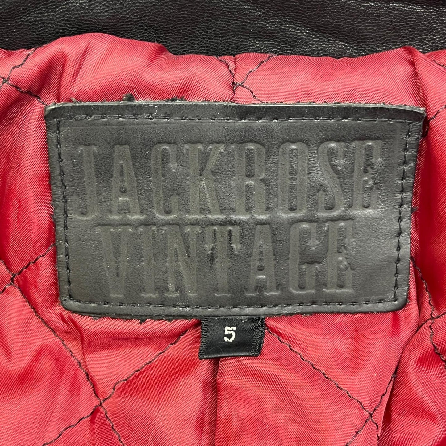 【中古】Jack rose | ジャックローズ ダブルライダースジャケット レザー 290703J ブラック サイズ：5【加古川店】