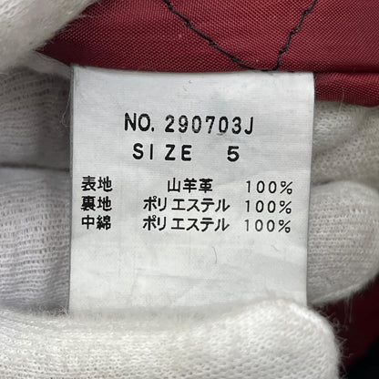 【中古】Jack rose | ジャックローズ ダブルライダースジャケット レザー 290703J ブラック サイズ：5【加古川店】