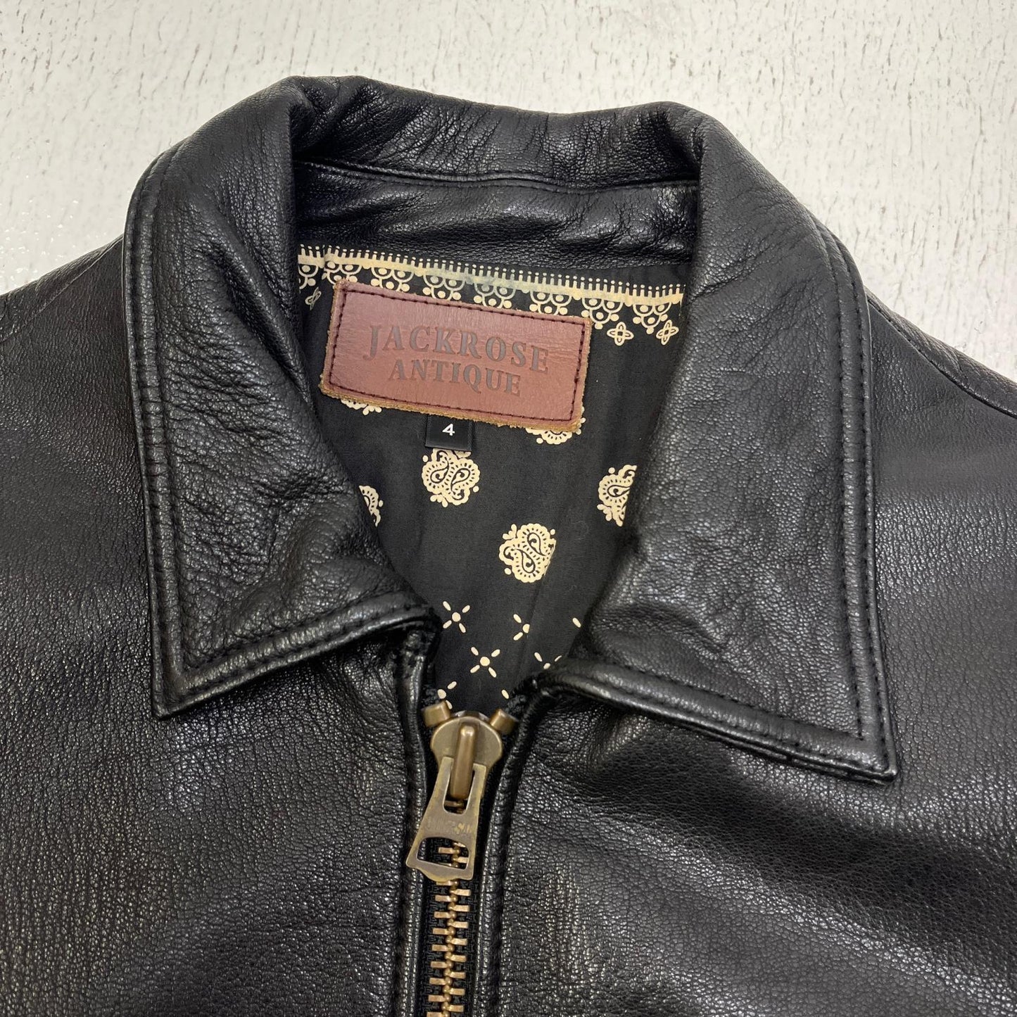 【中古】Jack rose | ジャックローズ レザー 250710J ブラック サイズ：4【加古川店】