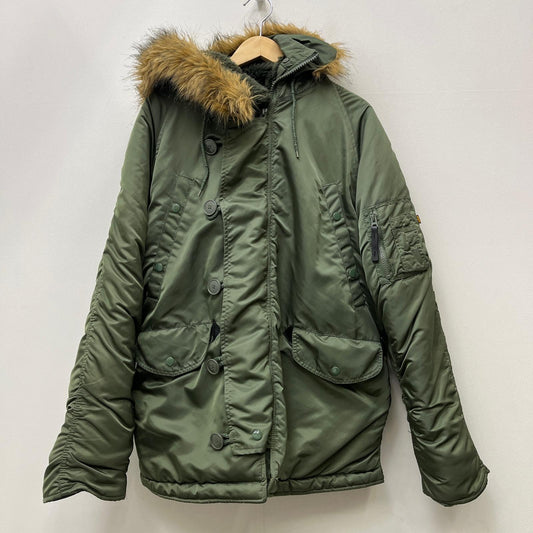 【中古】ALPHA | アルファ N-3B ミリタリーコート 1615-573-8335 グリーン サイズ：S【加古川店】