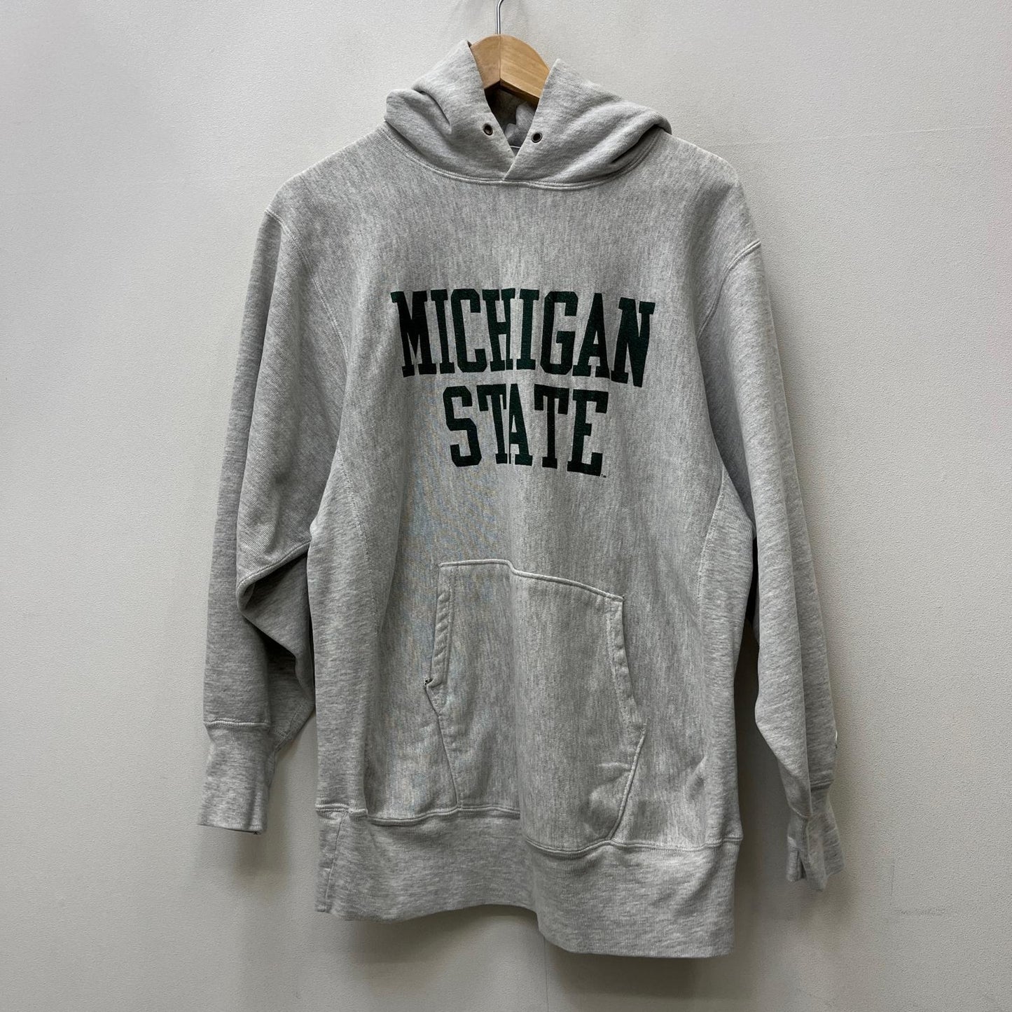 【中古】Champion | チャンピオン MICHIGAN STATE パーカー グレー サイズ：XL【加古川店】