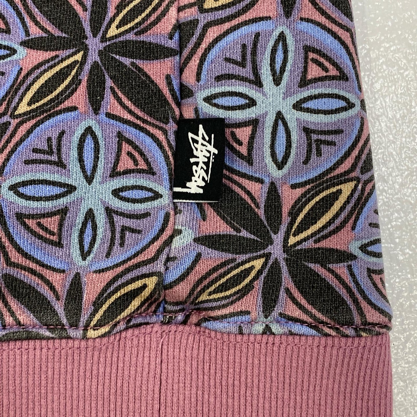 【中古】STUSSY | ステューシー 幾何学柄 パーカー サイズ：L【加古川店】