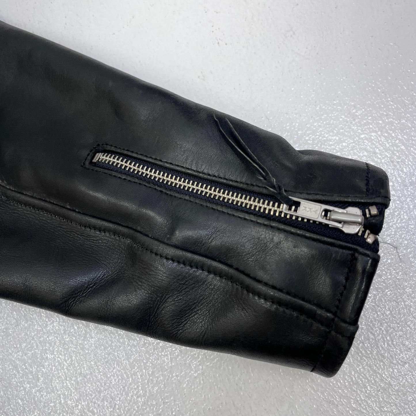 【中古】HARLEY-DAVIDSON | ハーレーダビットソン ダブルライダース レザー 40180 ブラック サイズ：S【加古川店】