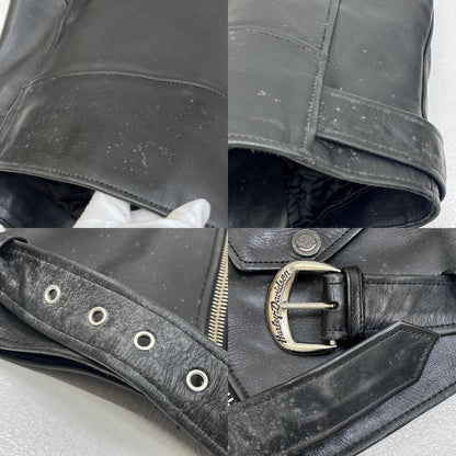 【中古】HARLEY-DAVIDSON | ハーレーダビットソン ダブルライダース レザー 40180 ブラック サイズ：S【加古川店】