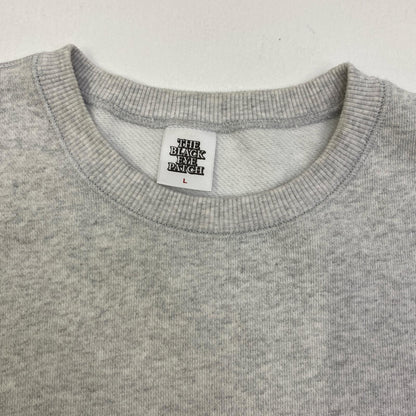 【中古】BlackEyePatch | ブラックアイパッチ SMALL OG LABEL DECO スウェット グレー サイズ：L【加古川店】