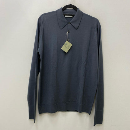 【中古】JOHN SMEDLEY | ジョンスメドレー DORSET SHIRT FC LS ポロシャツ グレー サイズ：L【加古川店】