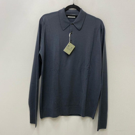【中古】JOHN SMEDLEY | ジョンスメドレー DORSET SHIRT FC LS ポロシャツ グレー サイズ：L【加古川店】