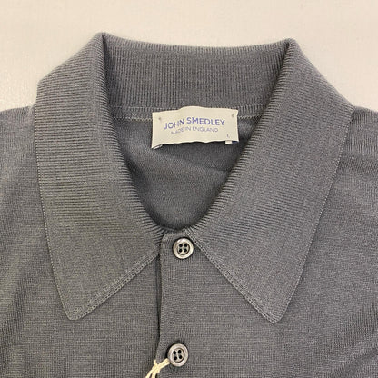 【中古】JOHN SMEDLEY | ジョンスメドレー DORSET SHIRT FC LS ポロシャツ グレー サイズ：L【加古川店】