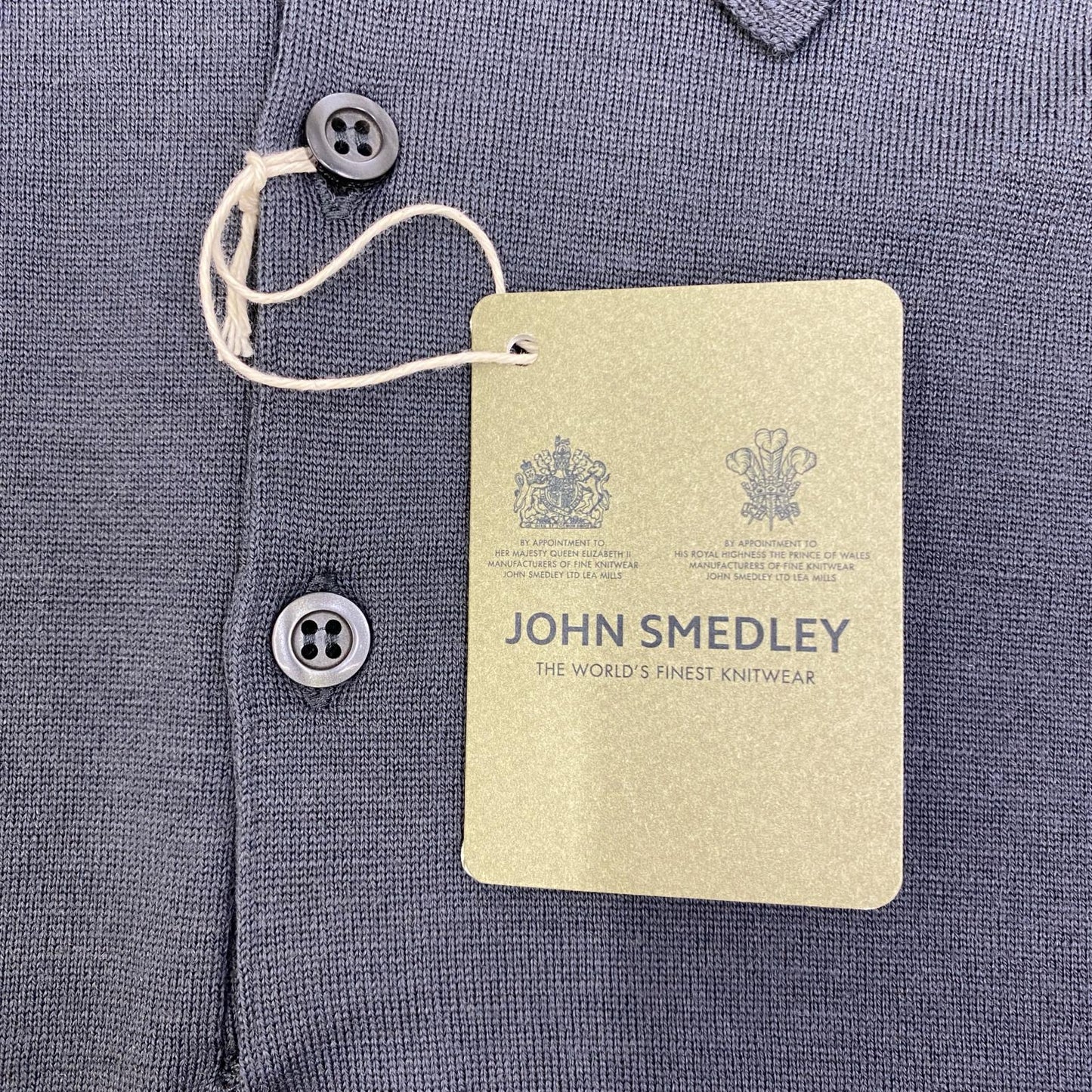 【中古】JOHN SMEDLEY | ジョンスメドレー DORSET SHIRT FC LS ポロシャツ グレー サイズ：L【加古川店】