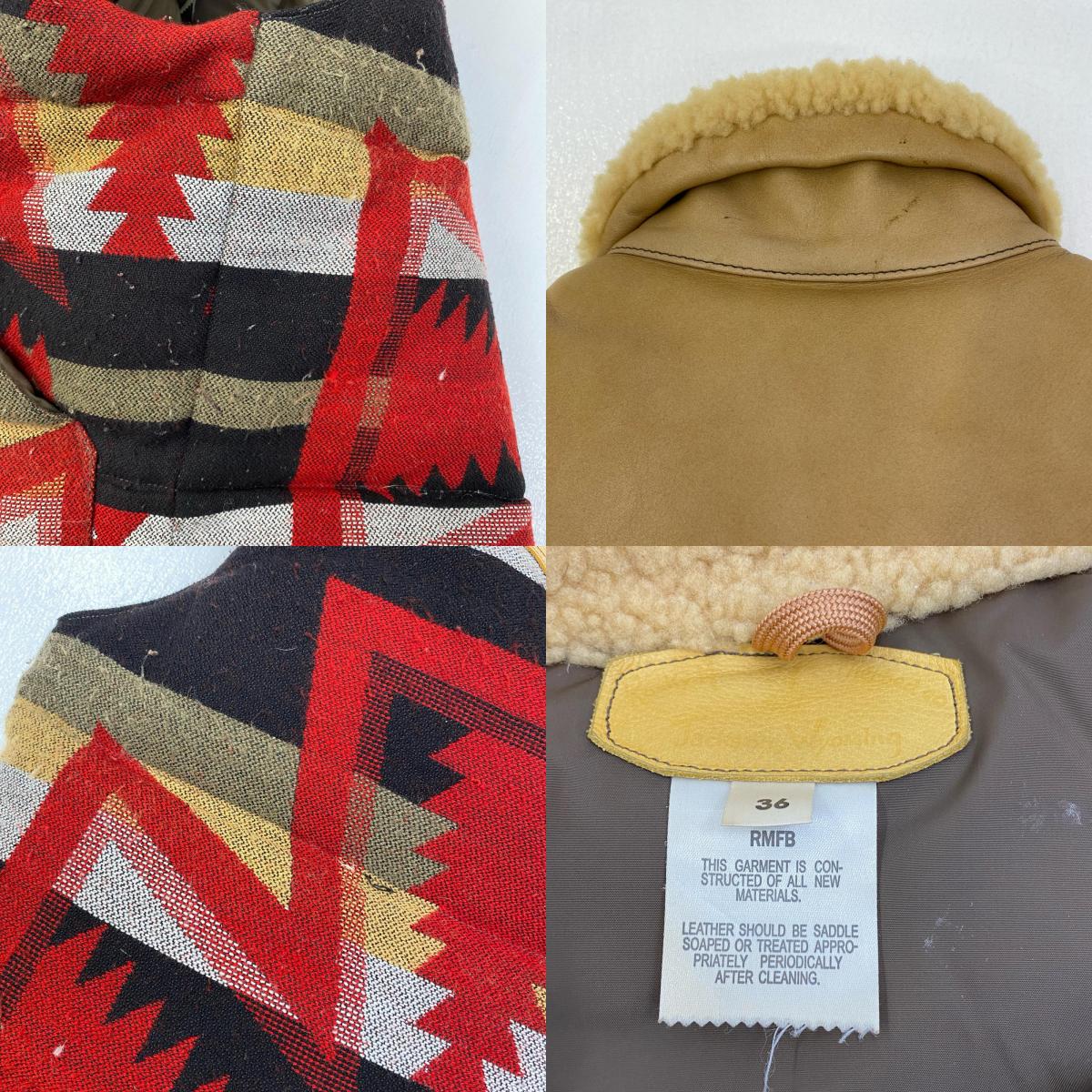 【中古】Rocky Mountain FeatherBed | ロッキーマウンテンフェザーベッド ネイティブ柄 ダウンベスト ダウンベスト サイズ：36【加古川店】