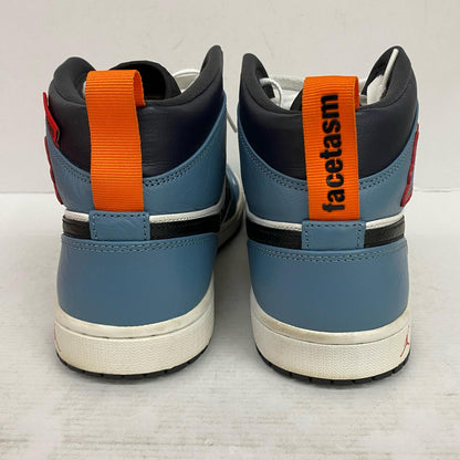 【中古】NIKE | ナイキ FACETASM × Nike Air Jordan 1 Mid 'White/Navy' スニーカー CU2802-100 ライトブルー 28.5cm【加古川店】